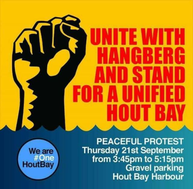 hangberg peace protest